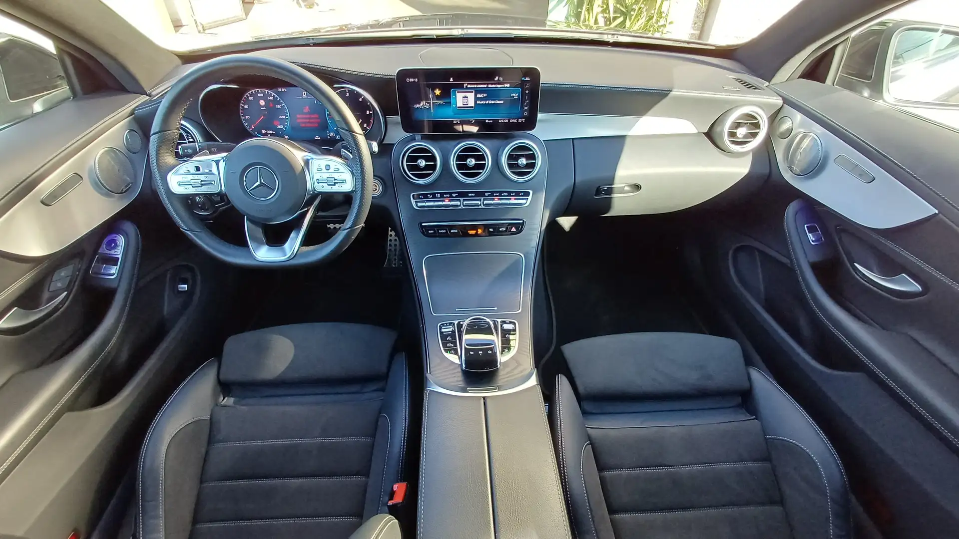 Mercedes-Benz C 220 Coupè DPremium Plus 4matic auto Tetto Nazionale Grigio - 2
