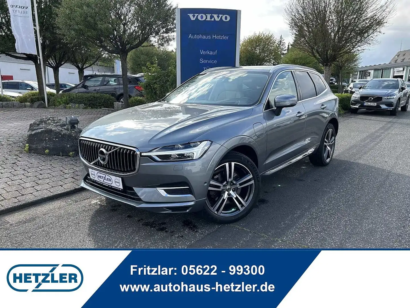 Volvo XC60 T8 Twin Engine AWD Geartronic Inscription Gris - 1