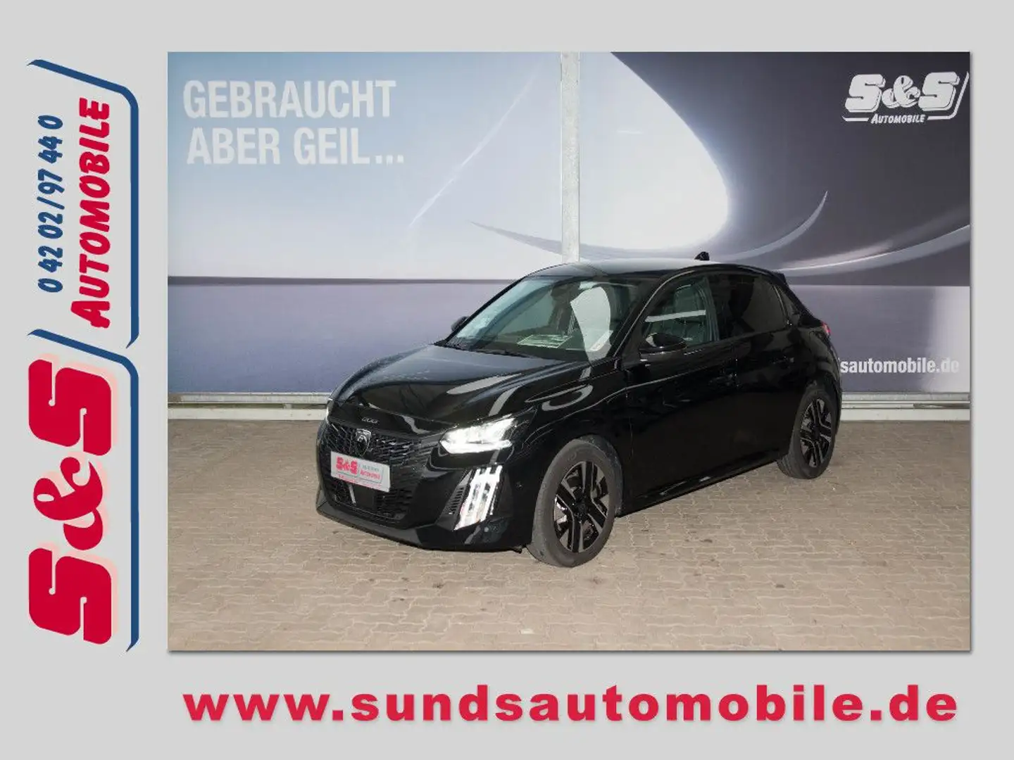 Peugeot 208 1.2 PureTech 100 Allure Kamera/LED/NAVI Schwarz - 1