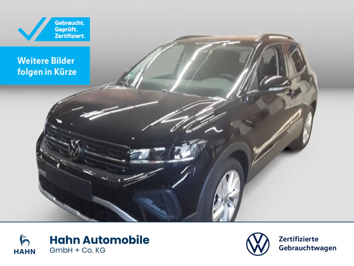 Volkswagen T-Cross 1.0TSI Life LED Navi ACC Sitzh CAM App-C Schwarz - 1