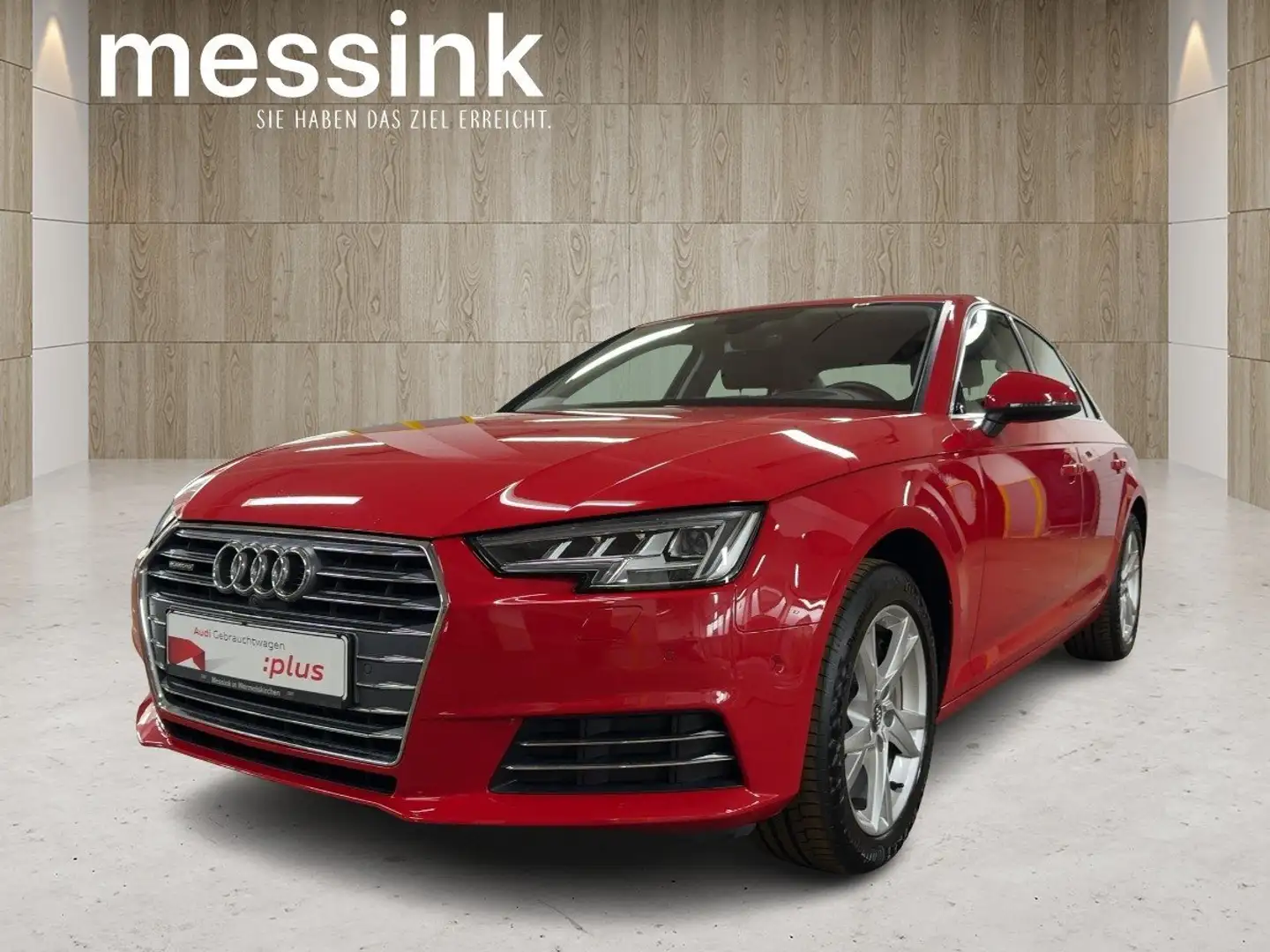 Audi A4 2.0 TFSI quattro sport Rood - 2