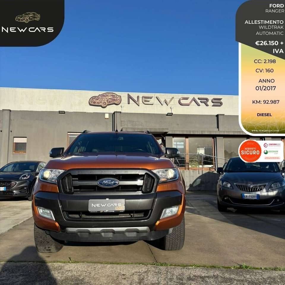Ford Ranger Ranger 2.2 tdci double cab Wildtrak 160cv auto
