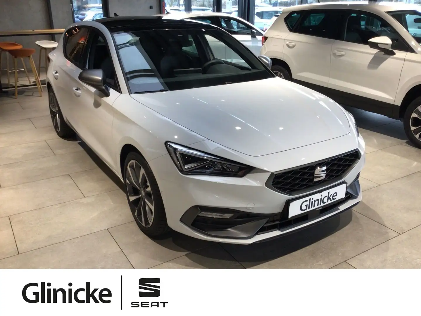 SEAT Leon FR 2.0 TDI Navi Kam LED Pano Dynamicpaket K Blanc - 1