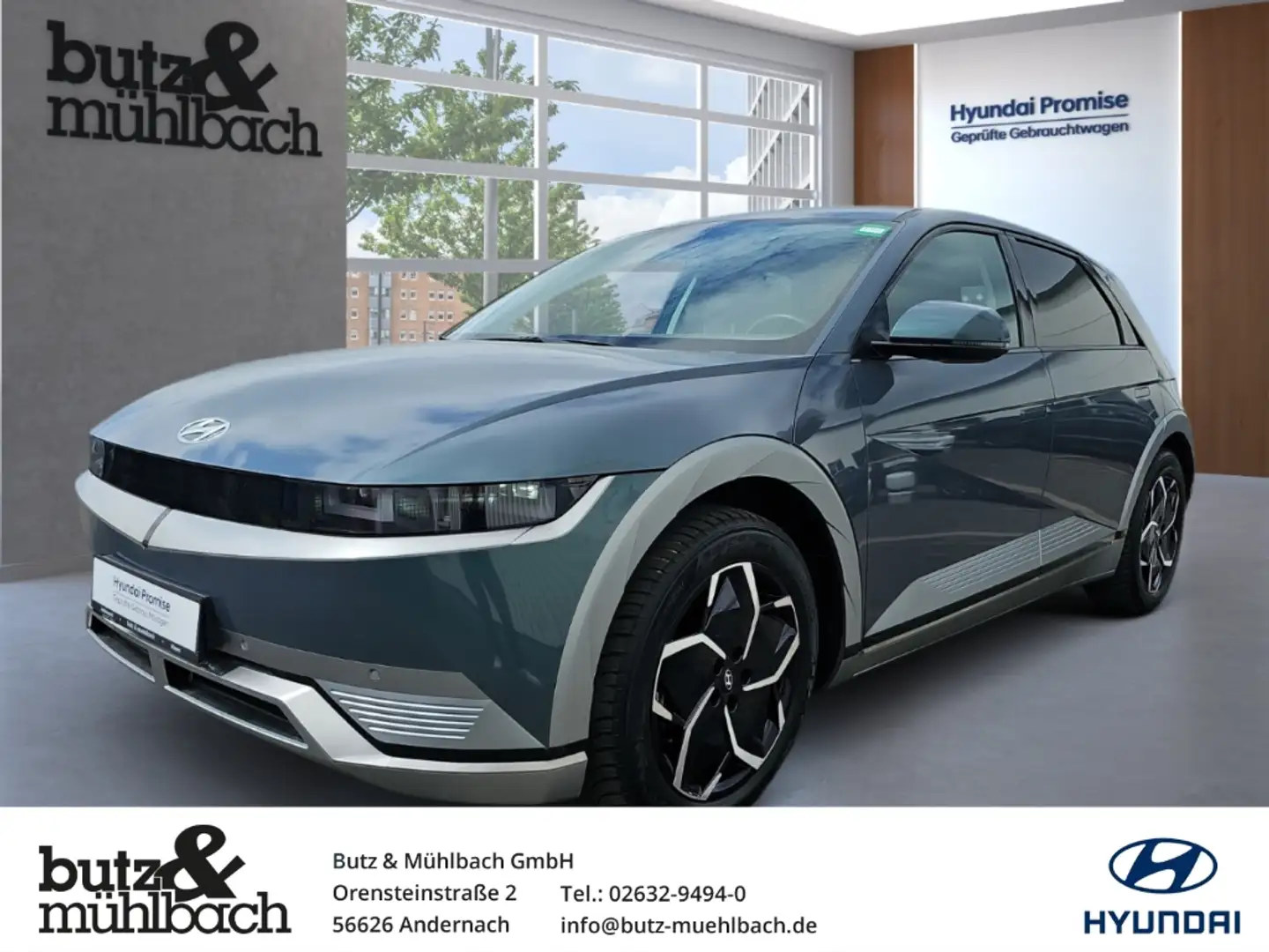 Hyundai IONIQ 5 Allradantrieb, 72,6kWh Batterie (305 PS) TECHNIQ-P zelena - 1
