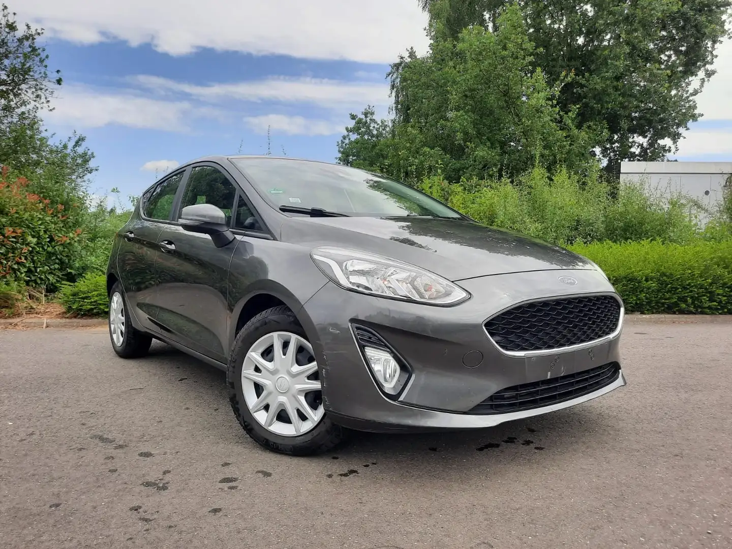 Ford Fiesta 1.1i 👉107890KM👈AIRCO❄️CARNET COMPLET✅ Gris - 1