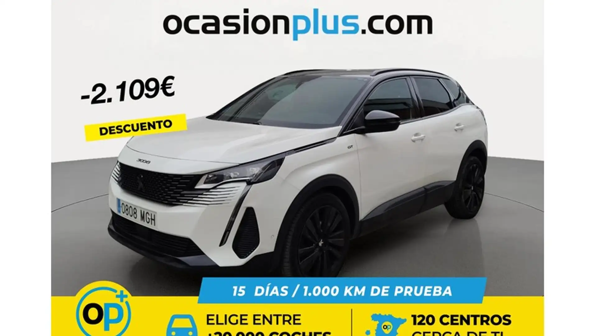 Peugeot 3008 1.2 S&S PureTech GT EAT8 130 Weiß - 1