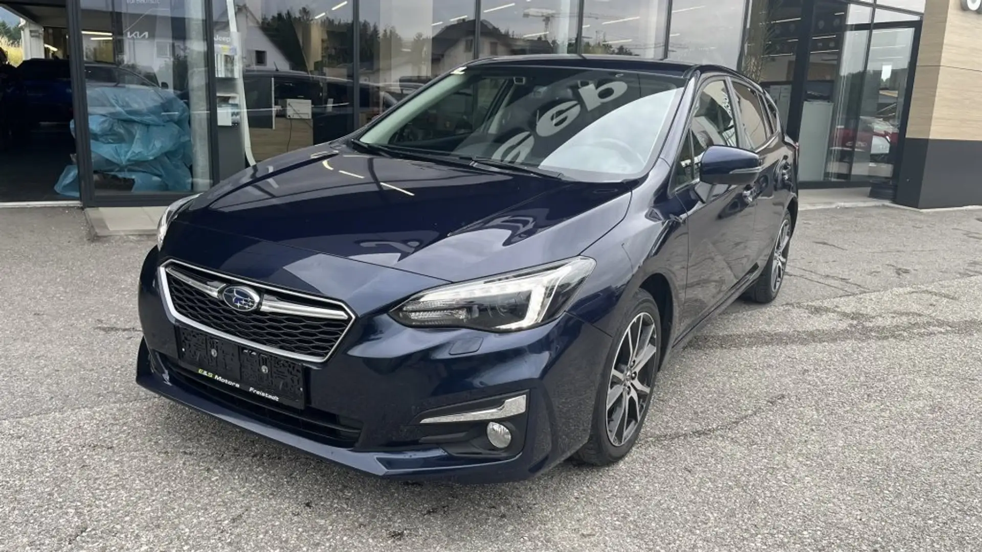 Subaru Impreza 1,6i-S SVT Style Navi AWD Aut. Bleu - 1