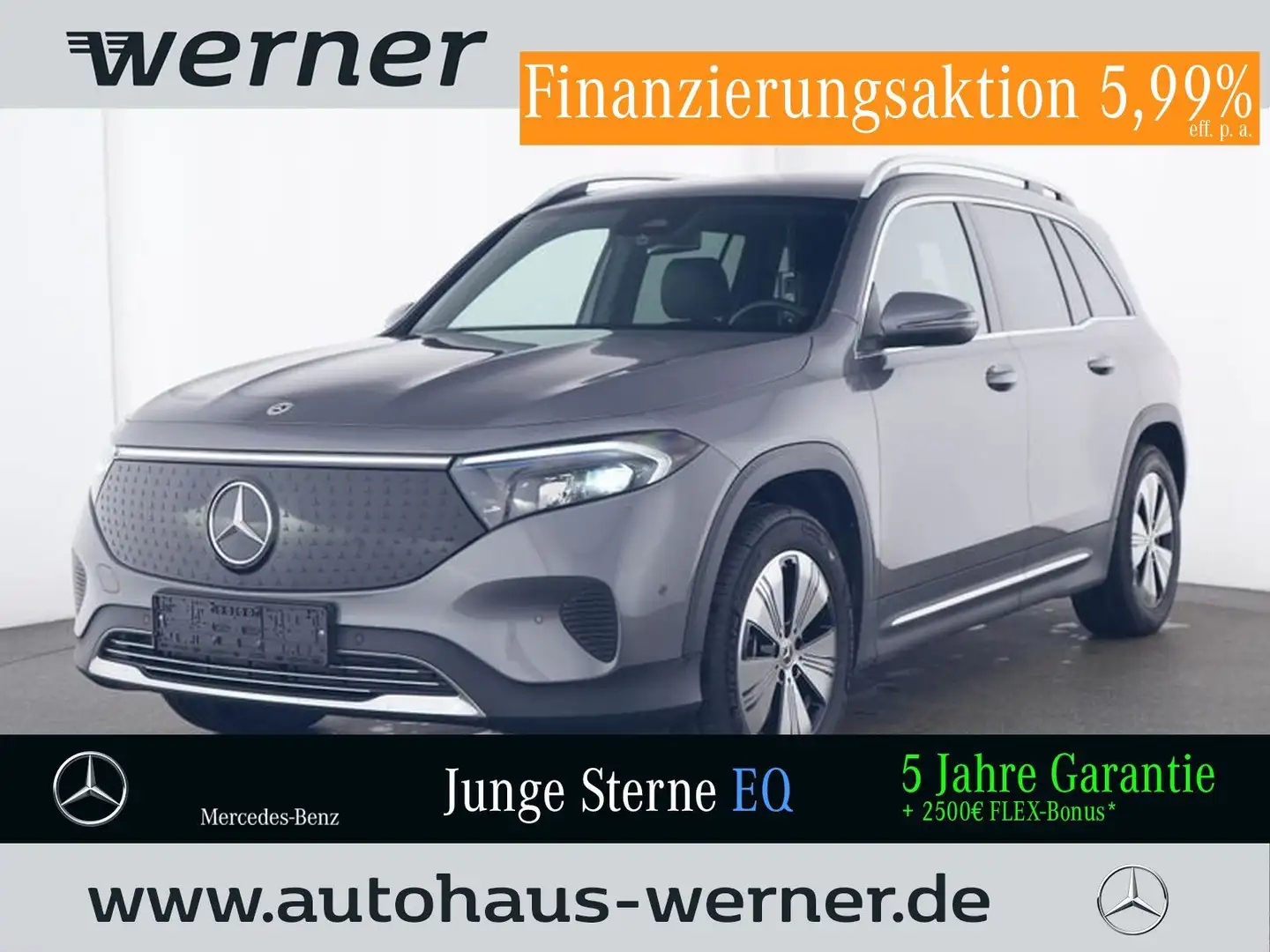 Mercedes-Benz EQB 350 4M PROGR-ADVANCED WINTER KAMERA VZA WDGS Сірий - 1