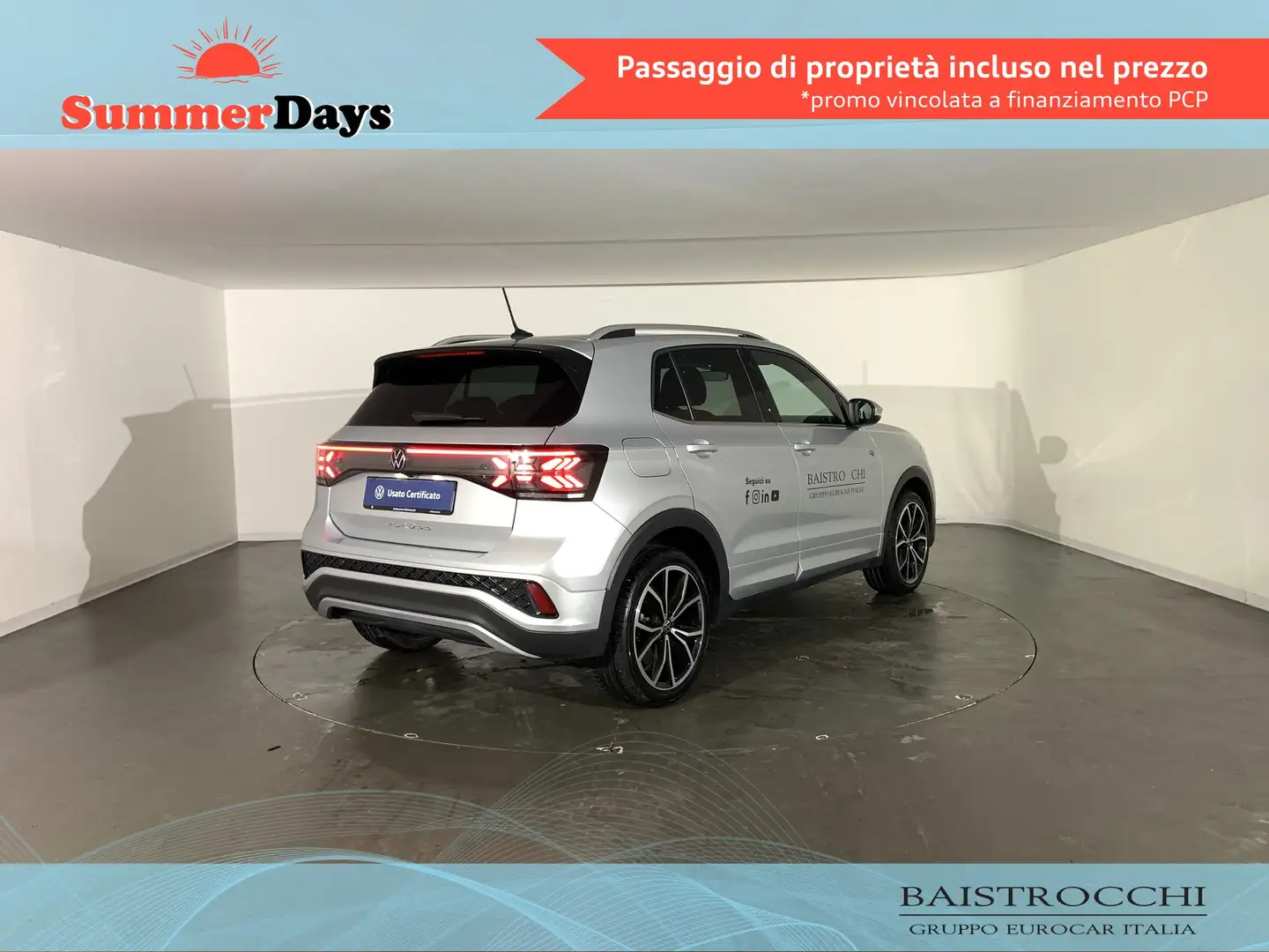 Volkswagen T-Cross 1.0 tsi r-line plus 115cv Grigio - 2