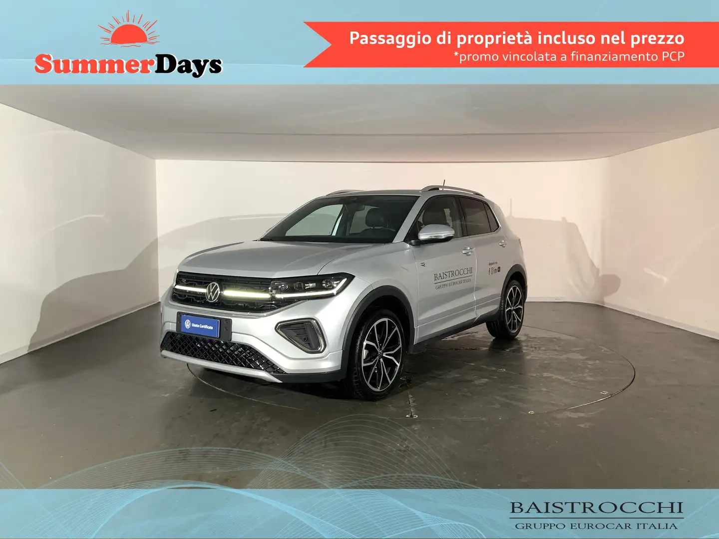 Volkswagen T-Cross 1.0 tsi r-line plus 115cv Grigio - 1