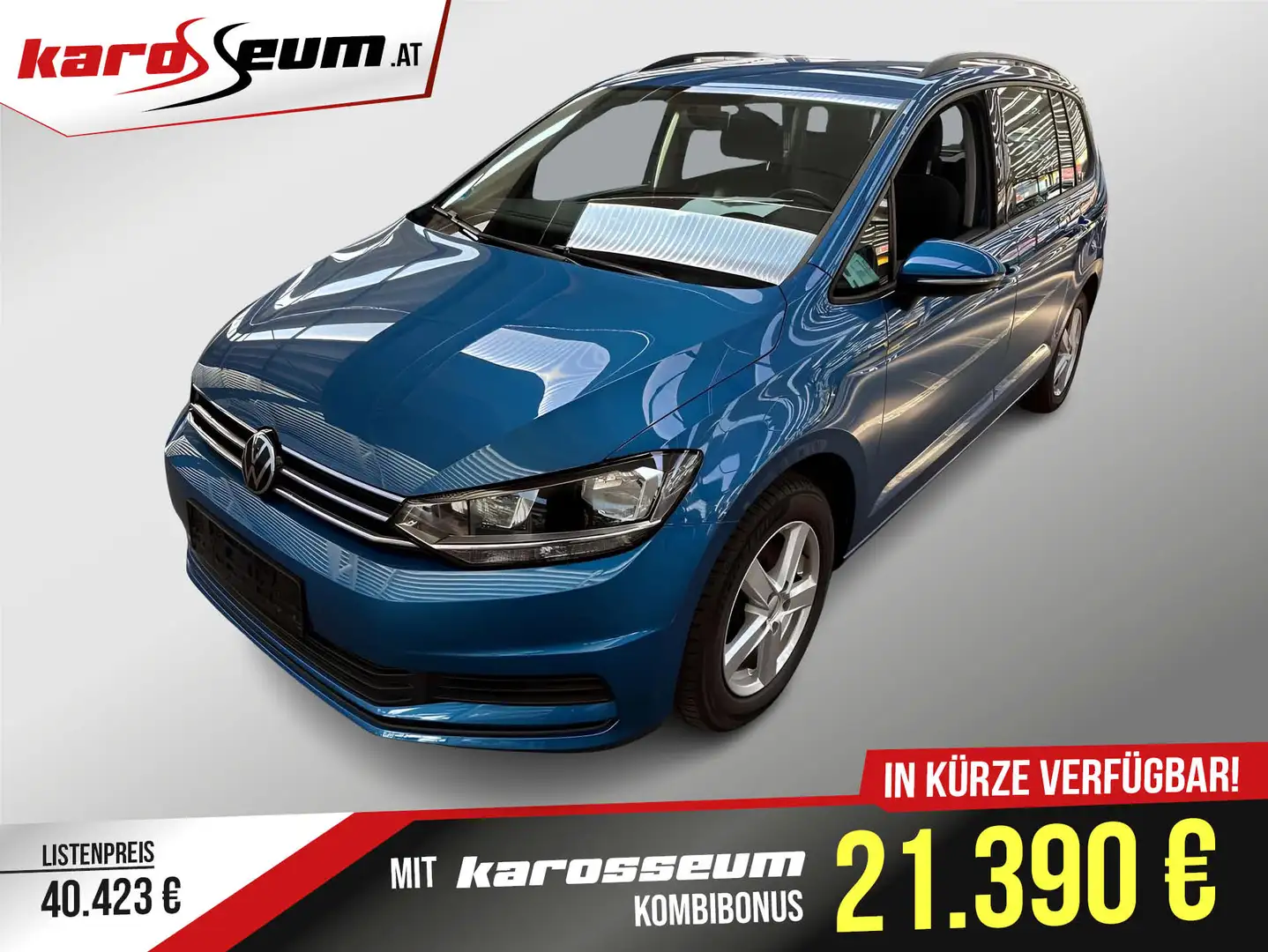 Volkswagen Touran Comfortline Aut. | VIELSEITIG | Discover | Parkhil Blau - 1