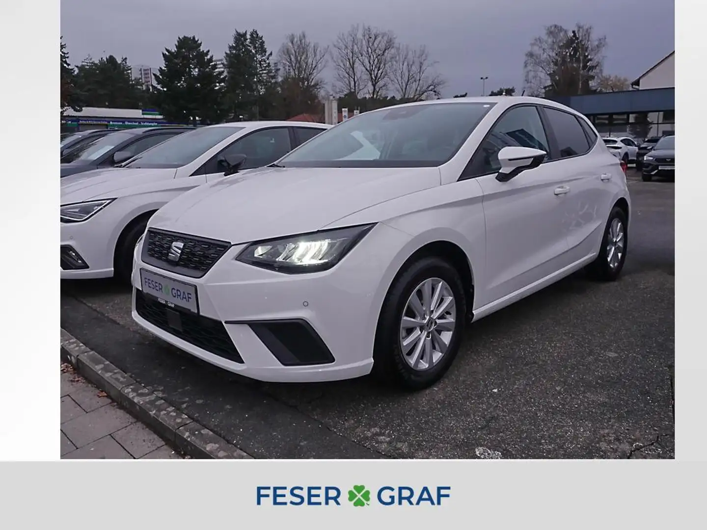 SEAT Ibiza 1.0 TSI Style ACC Full Link LED RüKa Sitzh. Weiß - 1