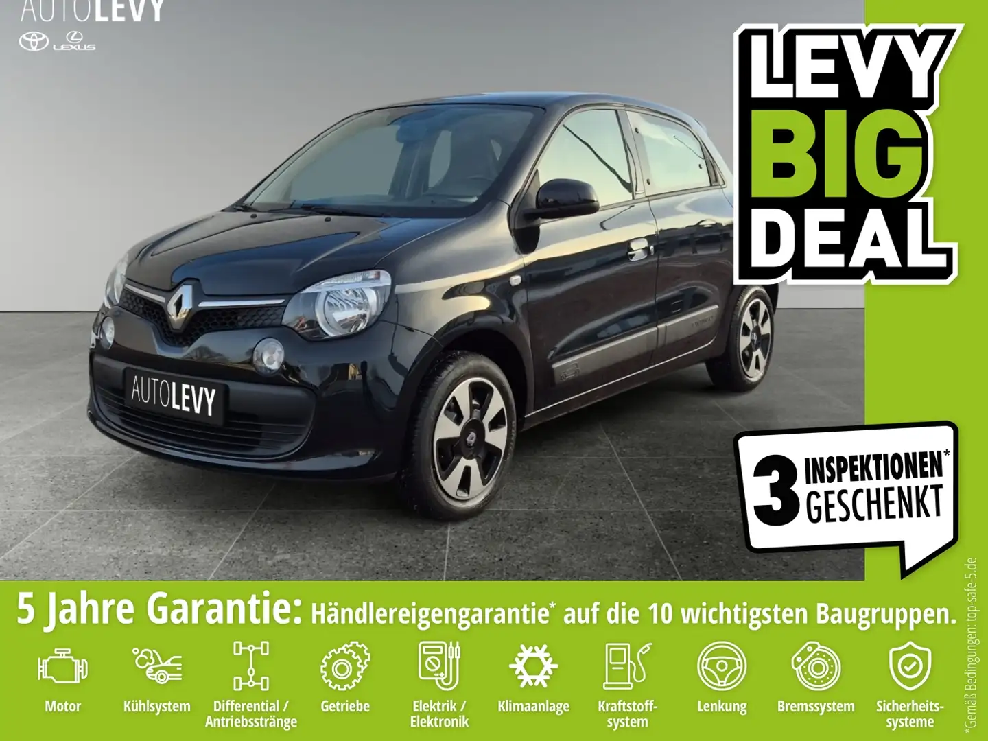 Renault Twingo 1.0 SCe 70 Limited SoundSys Schwarz - 1