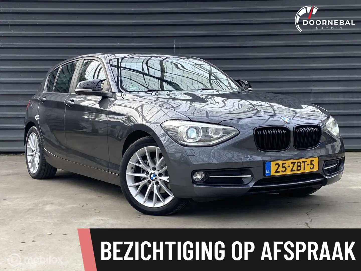 BMW 114 1-serie 114i Upgrade Edition / CARPLAY / LEER / KE Gris - 1