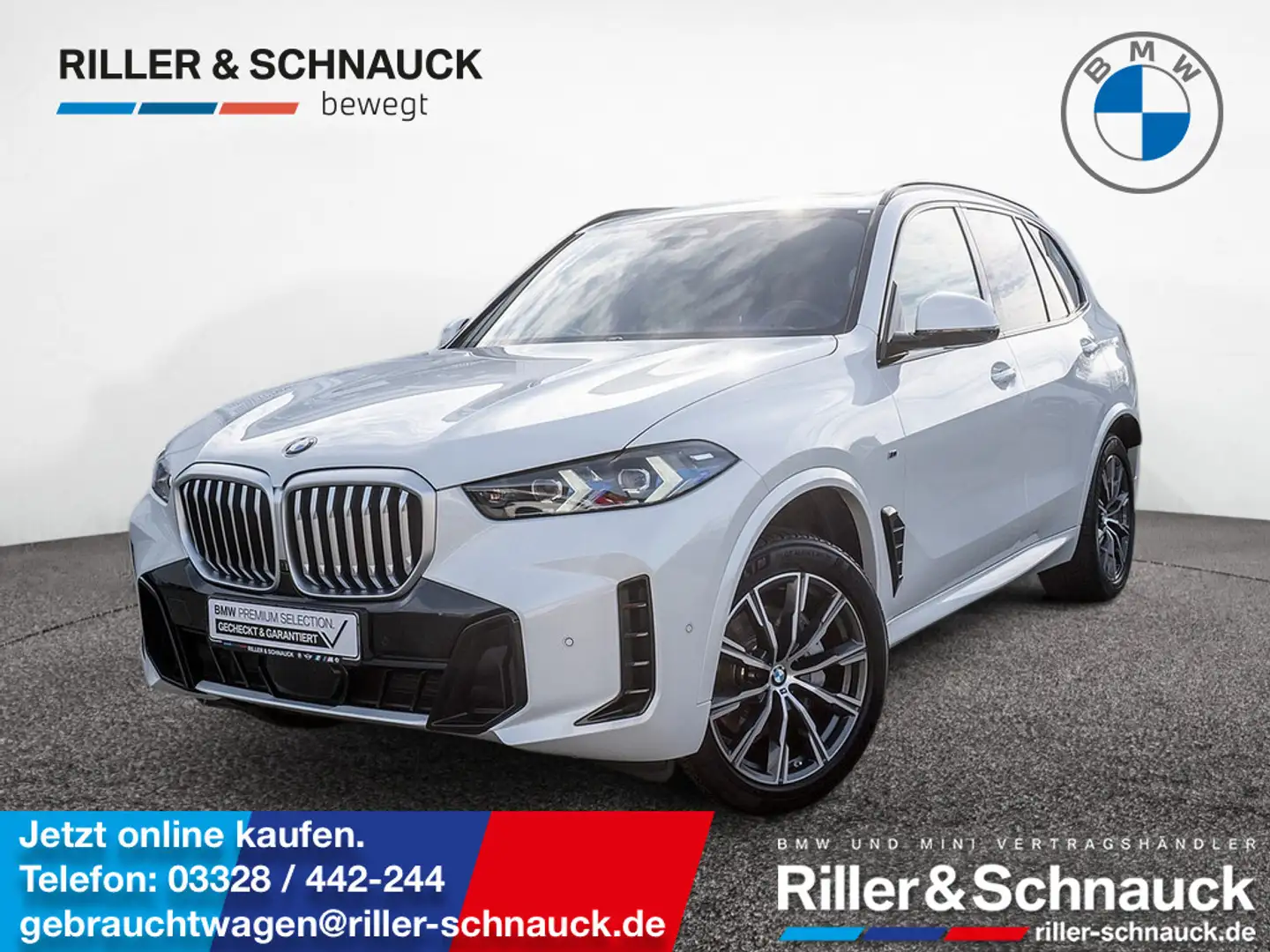 BMW X5 xDrive 40i M-Sport PANO HUD 360° STANDHZ Weiß - 1