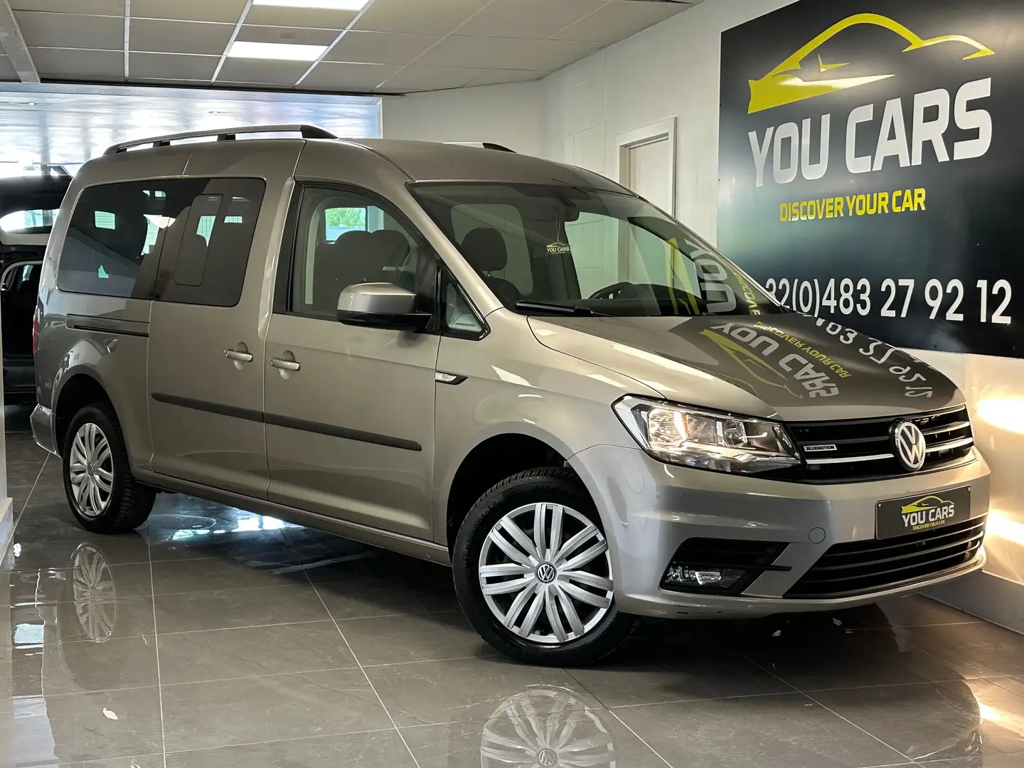 Volkswagen Caddy Maxi 1.4 TGI Family CNG  7 Plaats / 7 Place Beige - 1