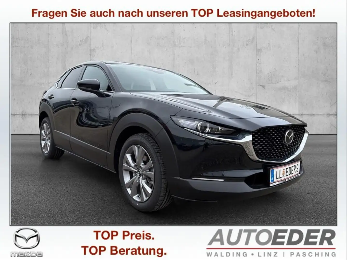 Mazda CX-30 e-Skyactive G140 Exclusive-Line Aut. Schwarz - 1