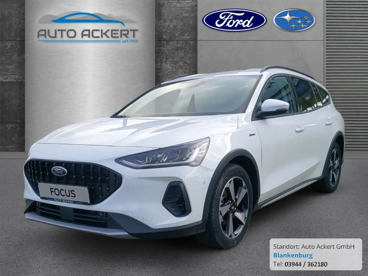 Ford Focus Turnier Active 1.0 EcoBoost Mild-Hybrid EU6d Klima Weiß - 1