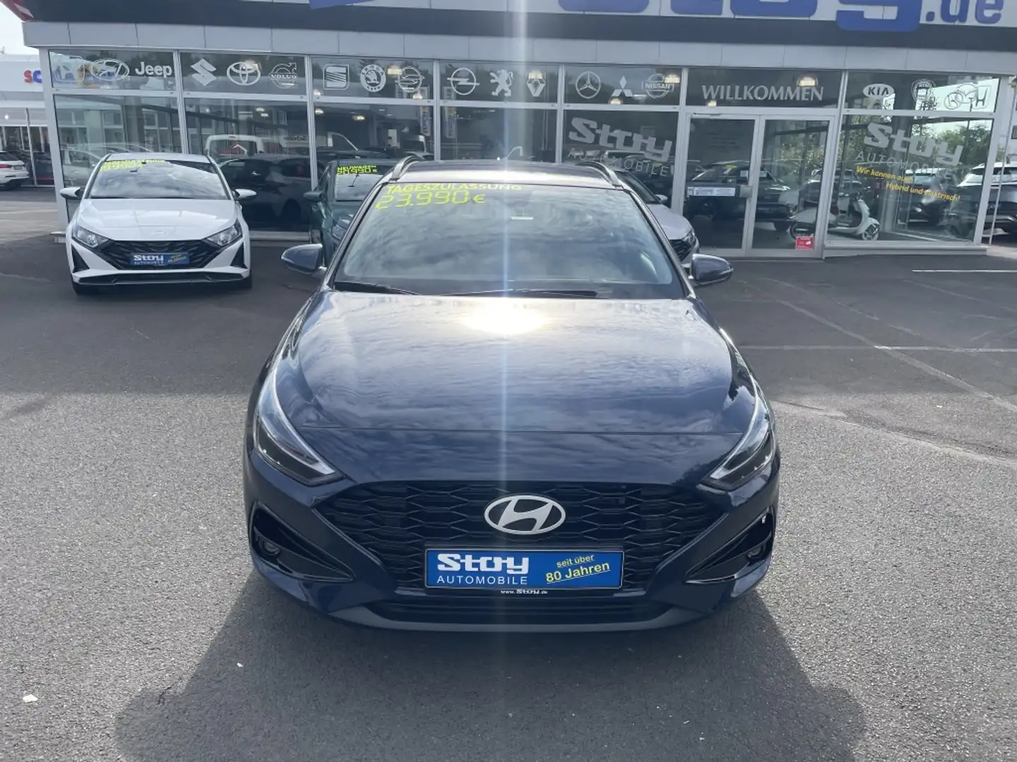 Hyundai i30 Kombi MJ25 1.5 T-GDI Navi LED SHZ PDC v+h Kam Blau - 2