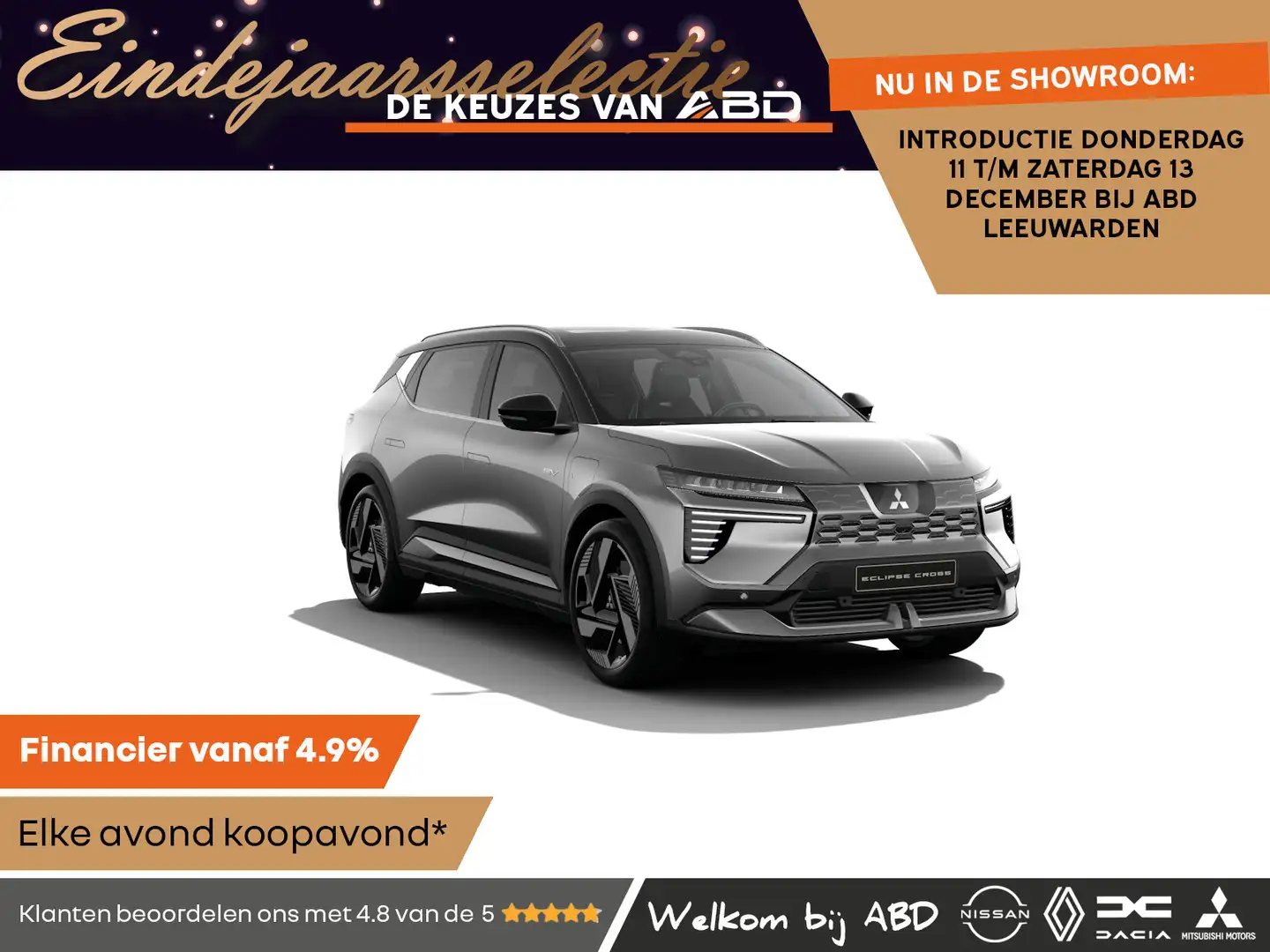 Mitsubishi Eclipse Cross Instyle 87 kWh | Achteruitrijcamera | Adaptive Cru Gris - 1