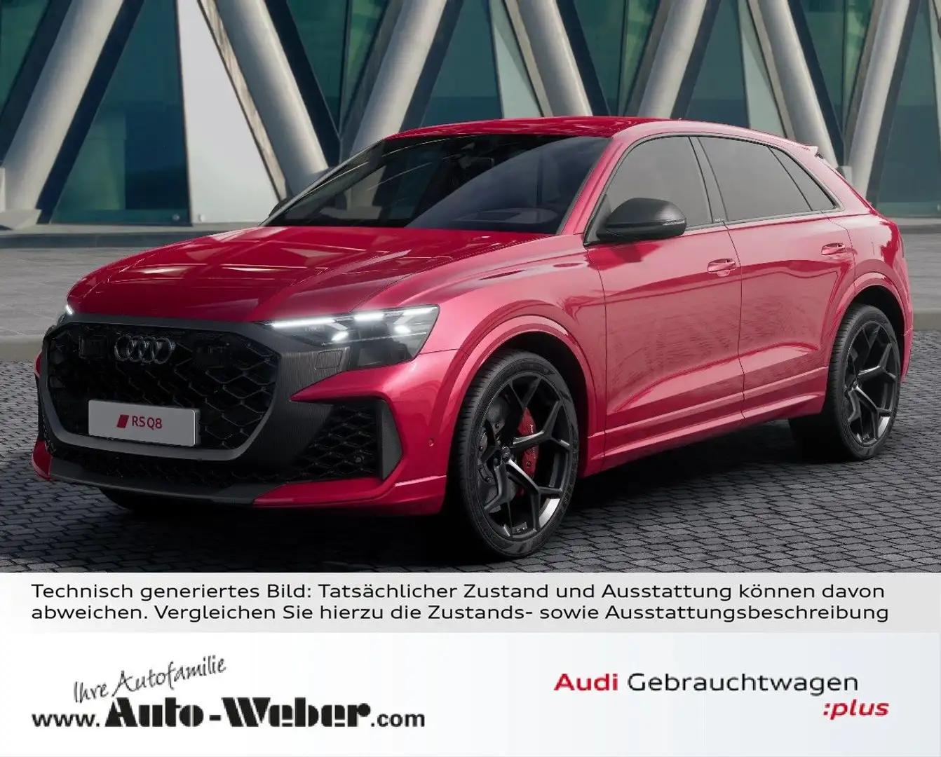 Audi RS Q8 performance 2xCARBON KERAMIK HUD NIGHT OLED Rot - 1