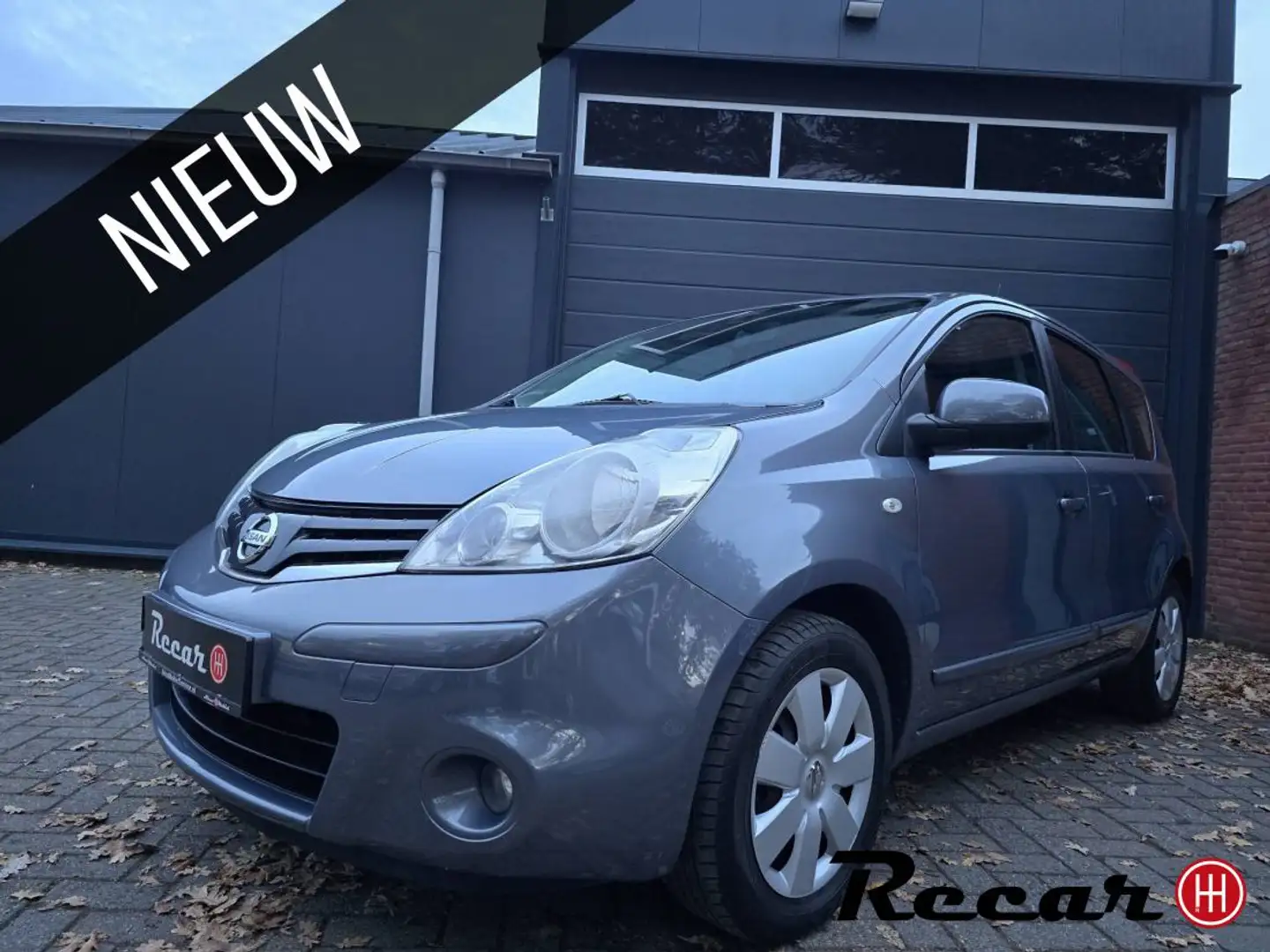 Nissan Note 1.4 Visia/Airco/Navi/Cruise/Bluetooth/Cruise Blauw - 1