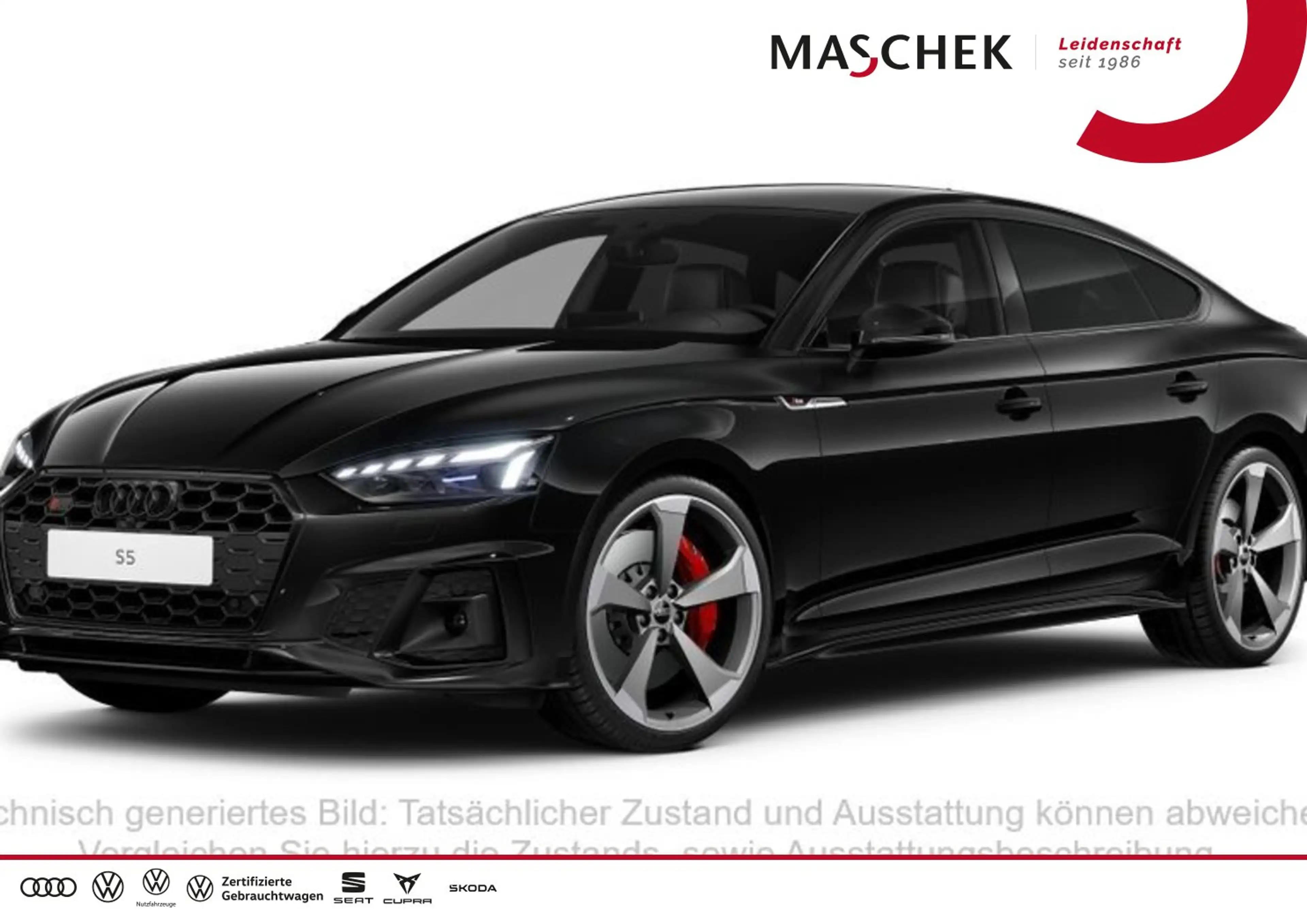 Audi S5 Sportback AHK Black Carbon Matrix Memory VCplus