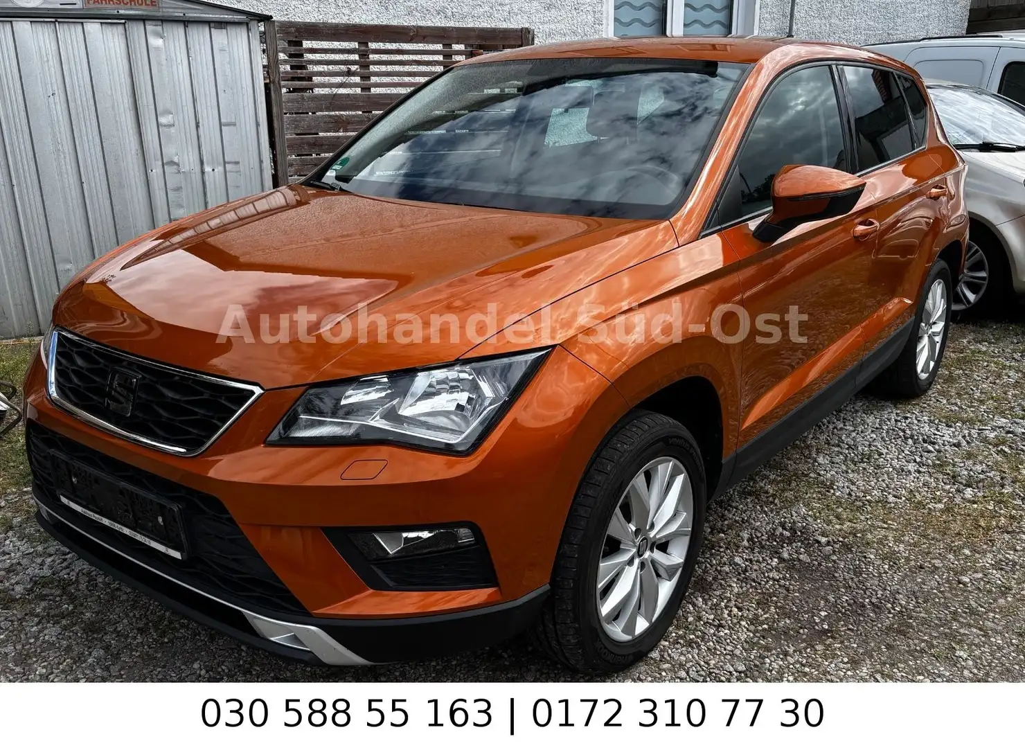 SEAT Ateca Style LederNavi Multi 1.Hand neuer Service Naranja - 1