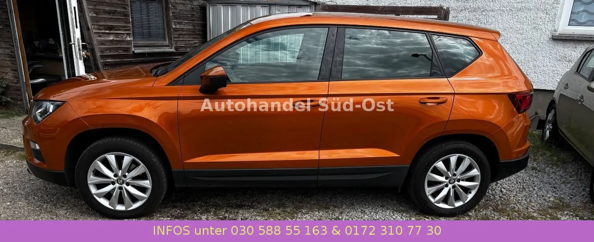 SEAT Ateca Style LederNavi Multi 1.Hand neuer Service Orange - 2