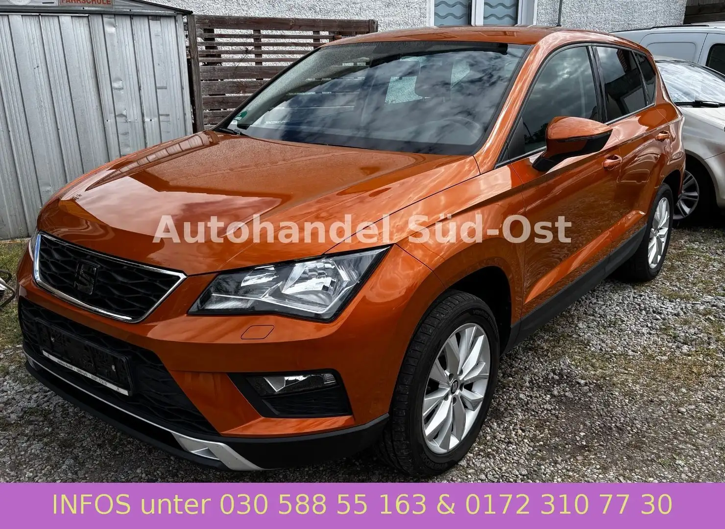 SEAT Ateca Style LederNavi Multi 1.Hand neuer Service Orange - 1