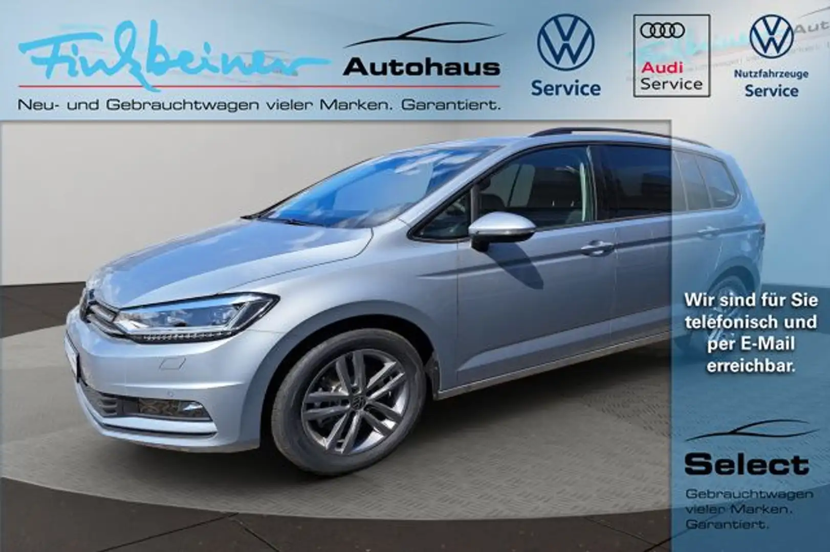 Volkswagen Touran Comfortline 1.5l TSI Bluetooth LED Klima Silber - 1