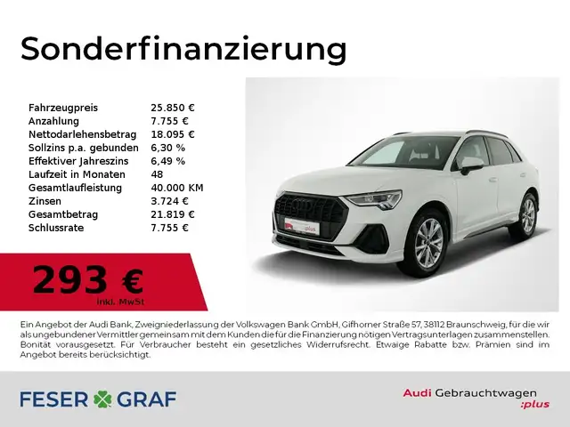 2023 Audi Q3 in White for sale