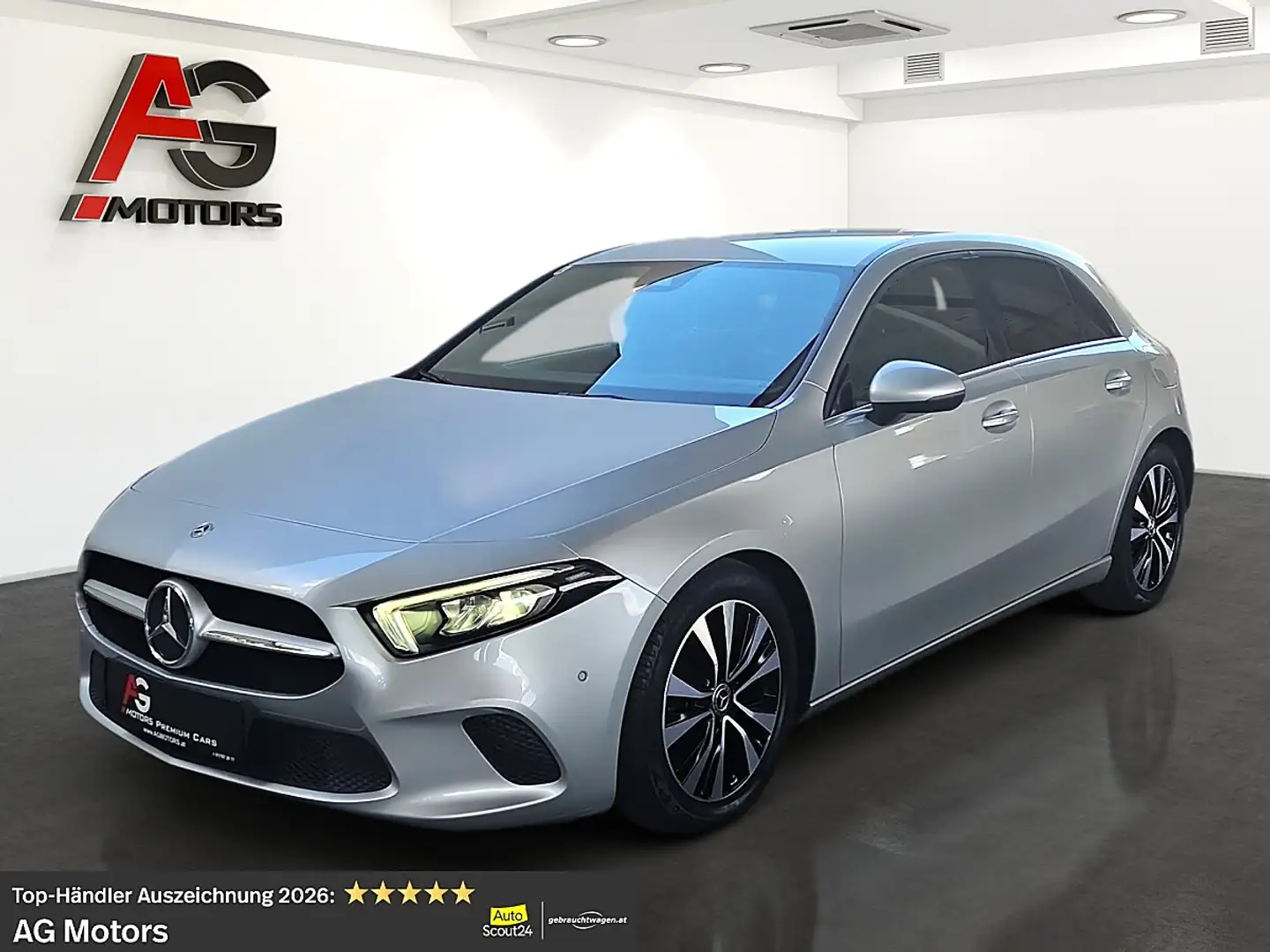 Mercedes-Benz A 180 d Aut./LED/Navi/Kamera/SHZ/1.Besitz Silber - 1