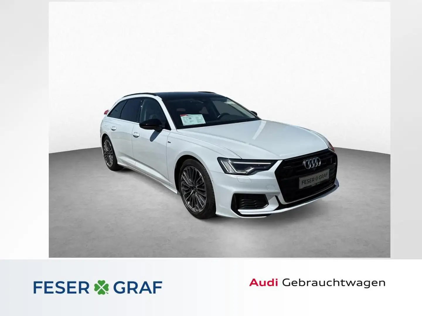 Audi A6 Av. 55 TFSIe sport qu. - PANO - KAMERA - AHK Wit - 1