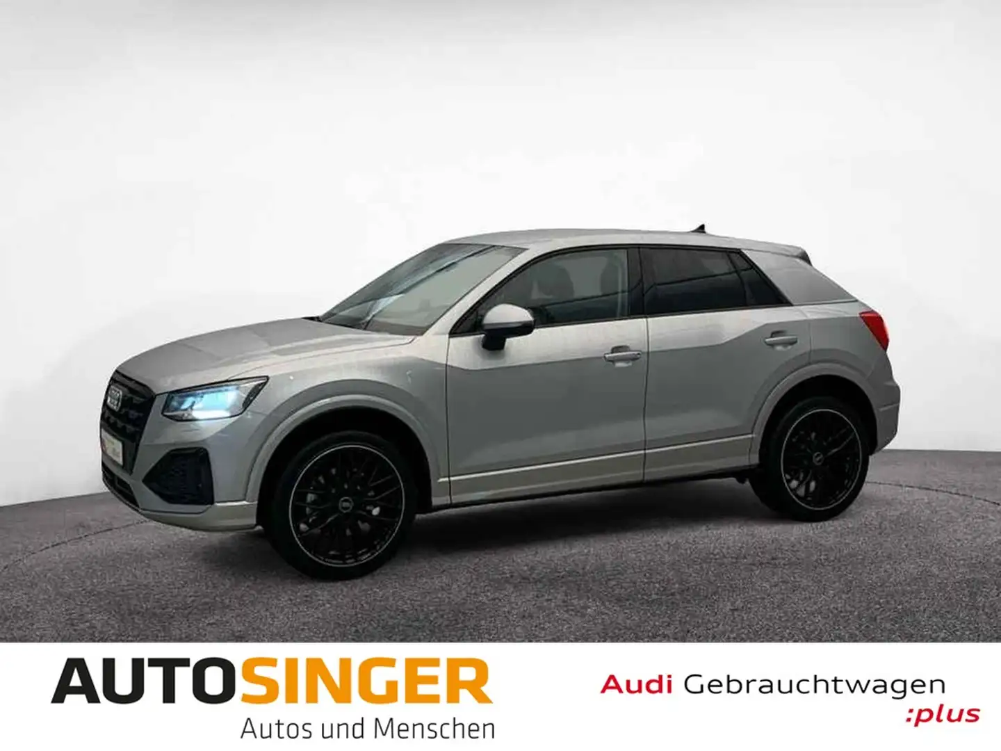Audi Q2 advanced 35 TFSI S tronic *AHK*LED*R-CAM*ACC* Silber - 1