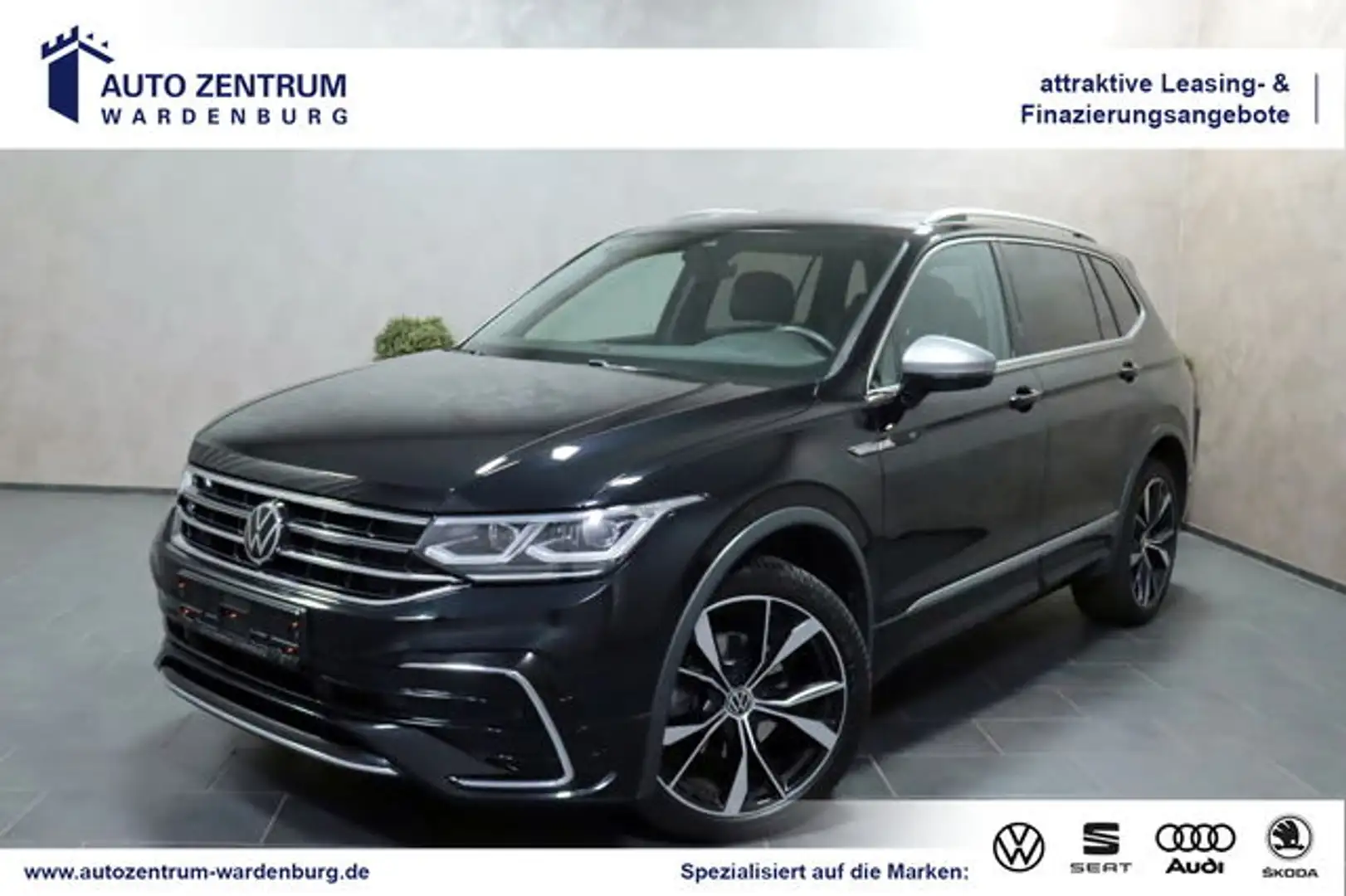 Volkswagen Tiguan Allspace 3x R-Line 4M 7-Sitze AHK CAM HUD Noir - 1