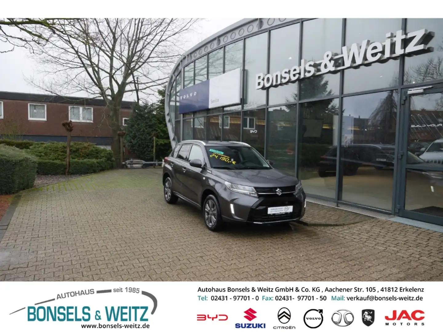 Suzuki Vitara 1.4 COMFORT 6 Jahre Garantie CarPlay Kamera Navi K Grau - 1