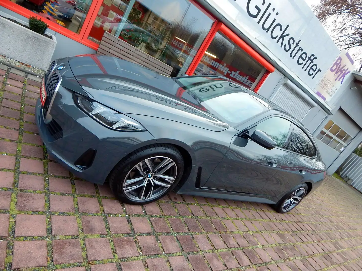 BMW 420 i Gran Coupe LEDER SCHIEBEDACH NAVI Gris - 1