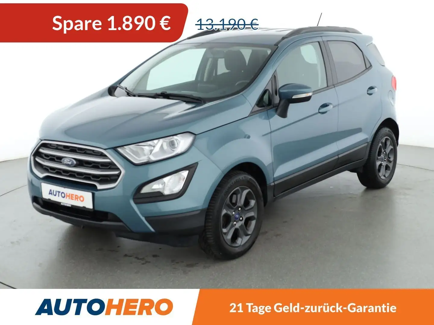 Ford EcoSport 1.0 EcoBoost Cool&Connect *NAVI*CAM*SHZ*LHZ*TEMPO* Bleu - 1