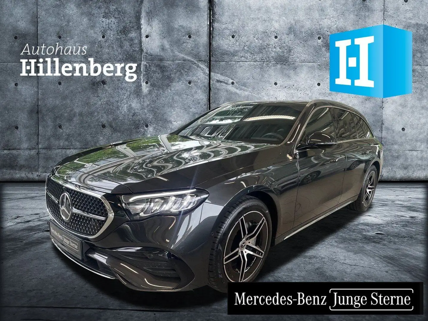 Mercedes-Benz E 220 T d AMG Line Advanced; Aimratic, Standhei. Grau - 1