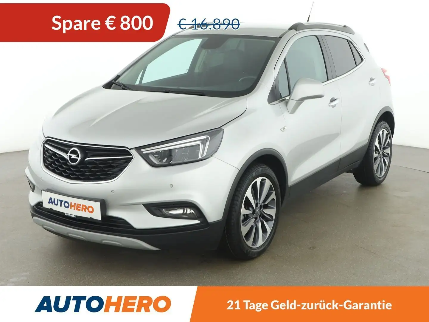 Opel Mokka X 1.4 Turbo Innovation Aut.*SHZ*NAVI*BT*CAM* Silber - 1