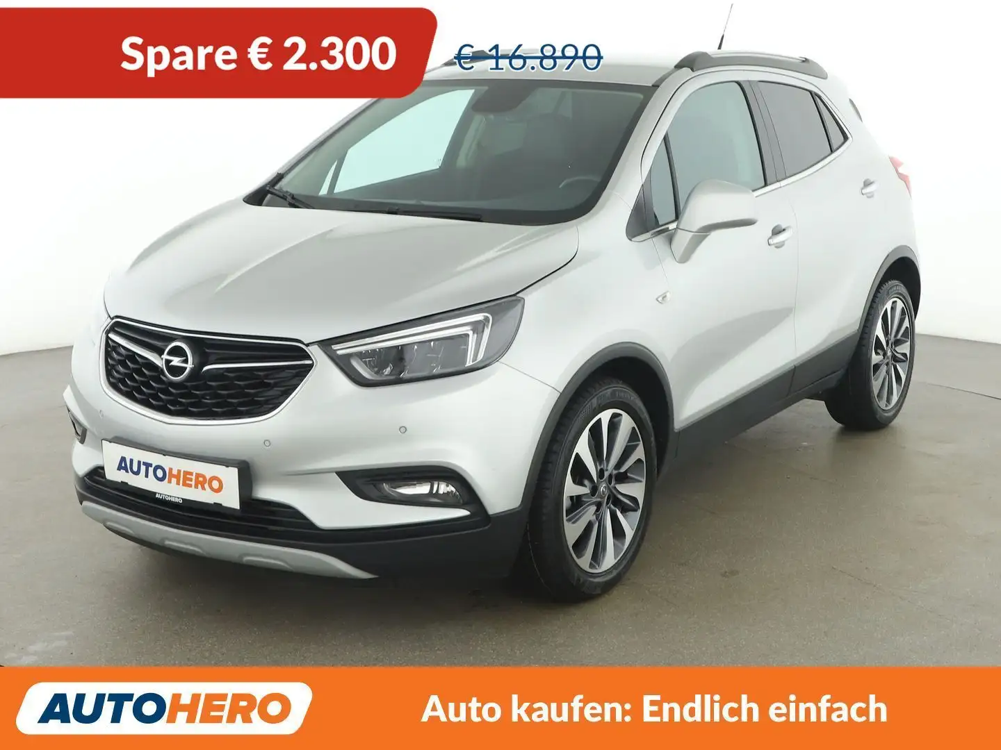 Opel Mokka X 1.4 Turbo Innovation Aut.*SHZ*NAVI*BT*CAM* Silber - 1