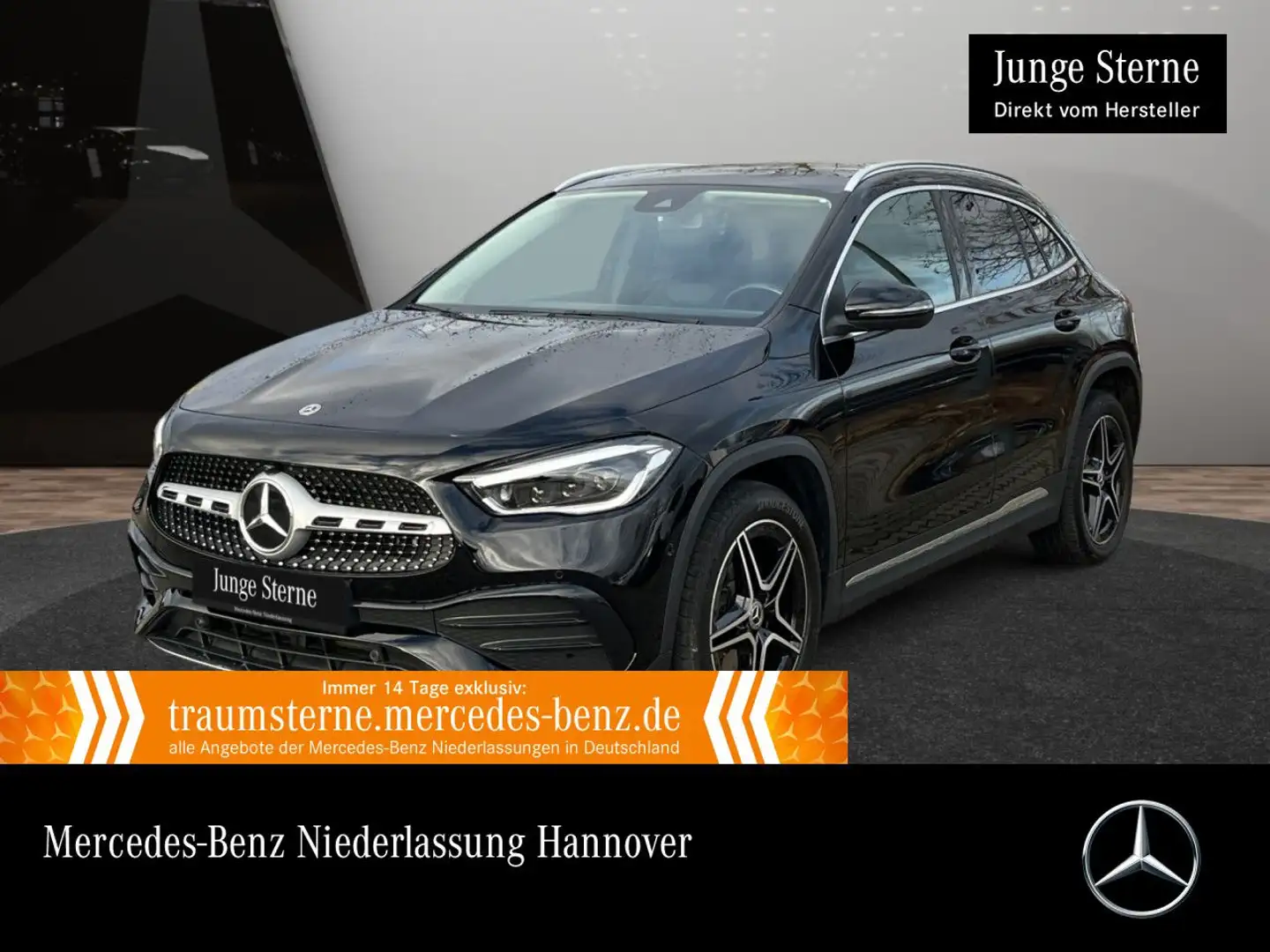Mercedes-Benz GLA 250 e AMG+PANO+AHK+MULTIBEAM+KAMERA+19"+TOTW Schwarz - 1