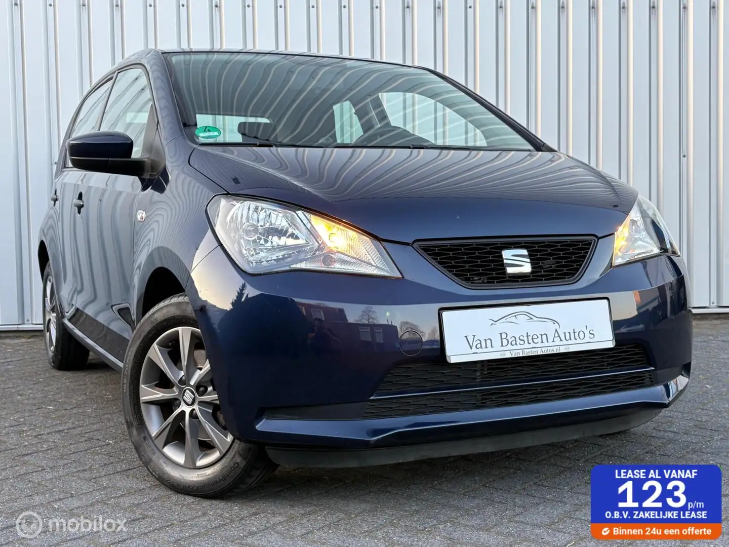 SEAT Mii 1.0 I-Tech | Airco | 5 drs | LM velgen | Dealer | Blau - 1