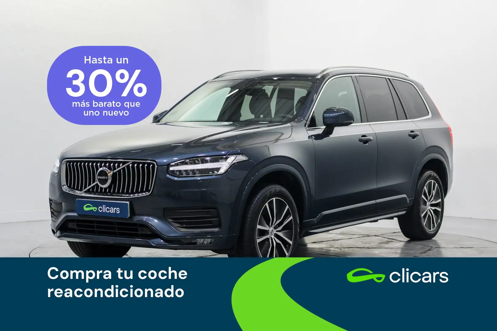 Volvo XC90 B5 Momentum Pro 7pl. AWD Aut. Azul - 1