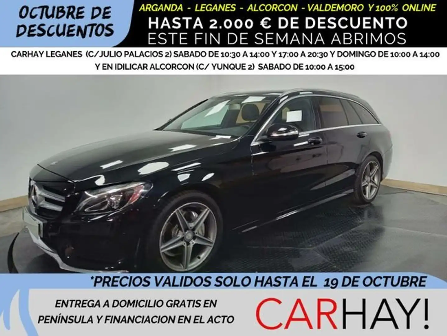 Mercedes-Benz C 220 Estate 220BlueTec Noir - 1
