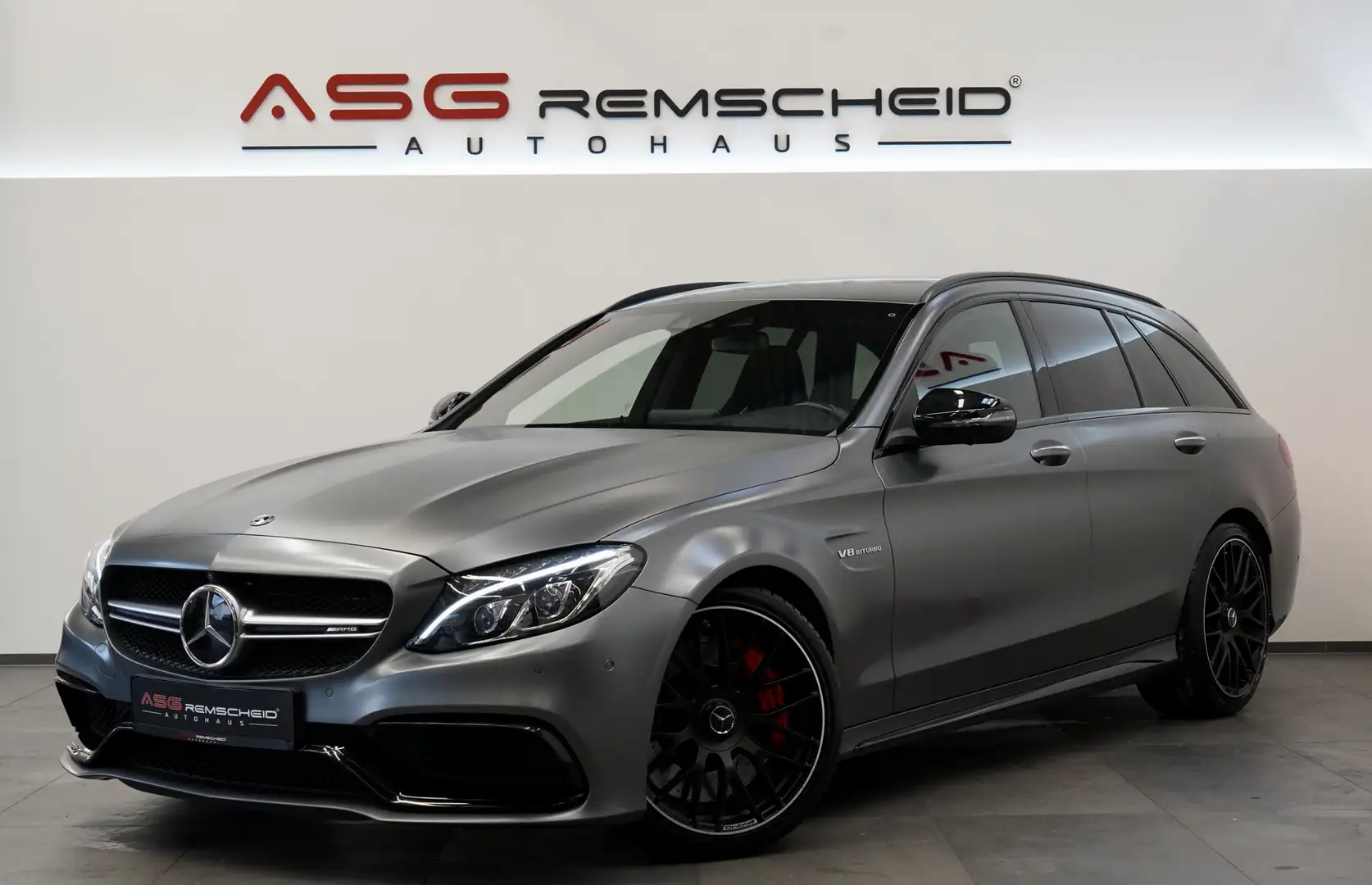 Mercedes-Benz C 63 AMG S T *Schale *S-Abgas *Distr. *2.H *H-UP Grau - 1