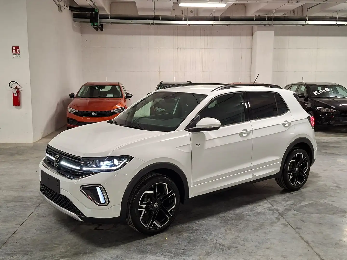 Volkswagen T-Cross 1000 TSI 116CV R-Line Plus ***Km. Zero*** Bianco - 1