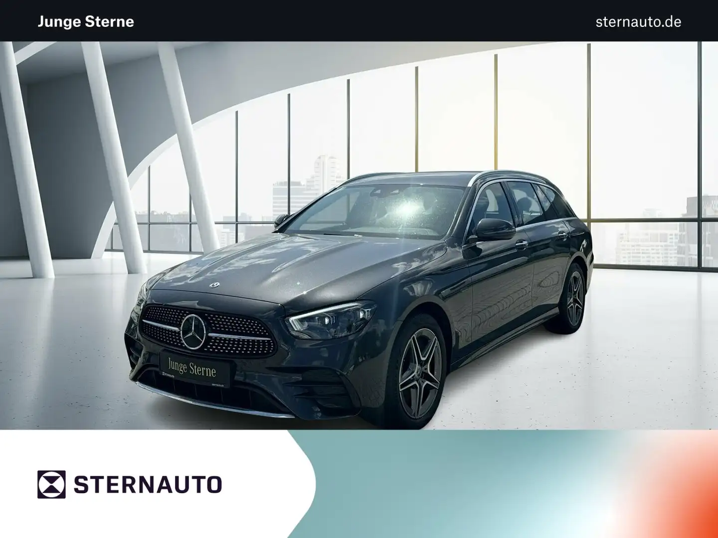 Mercedes-Benz E 300 E 300 T de AMG Line Exterieur Navi Distronic LED Grau - 1