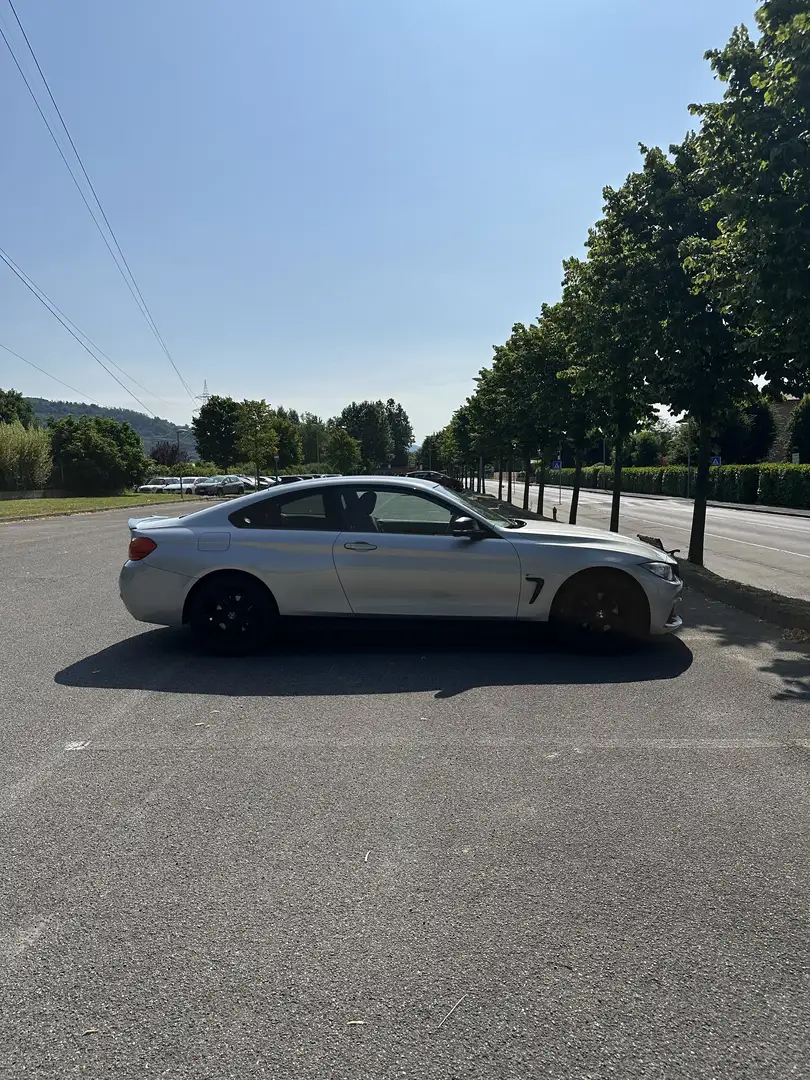 BMW 420 420d Coupe xdrive Msport 184cv automatica EURO 6 Argento - 2